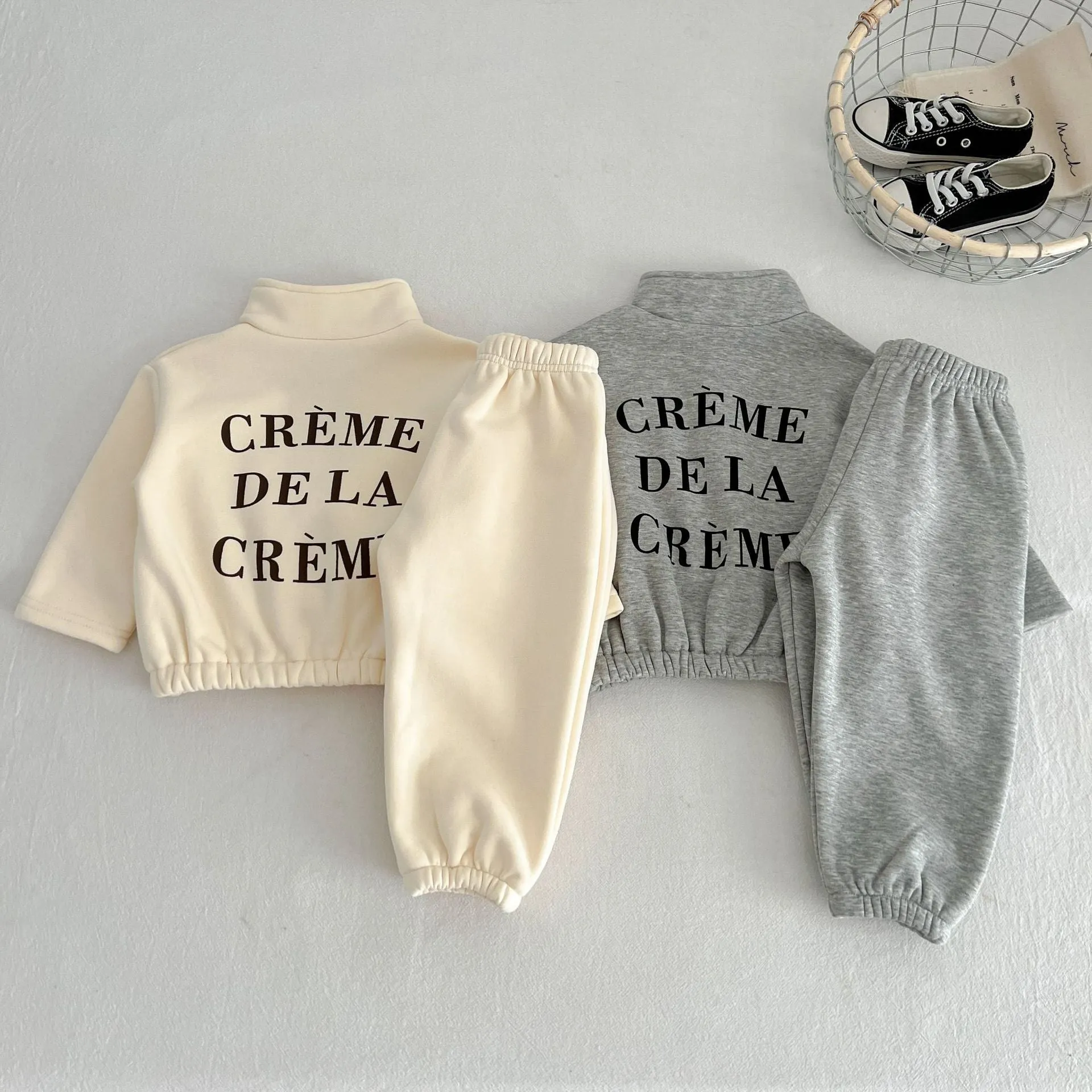 2 Pieces Set Baby Kid Boys Letters Tops And Pants Wholesale 231130246