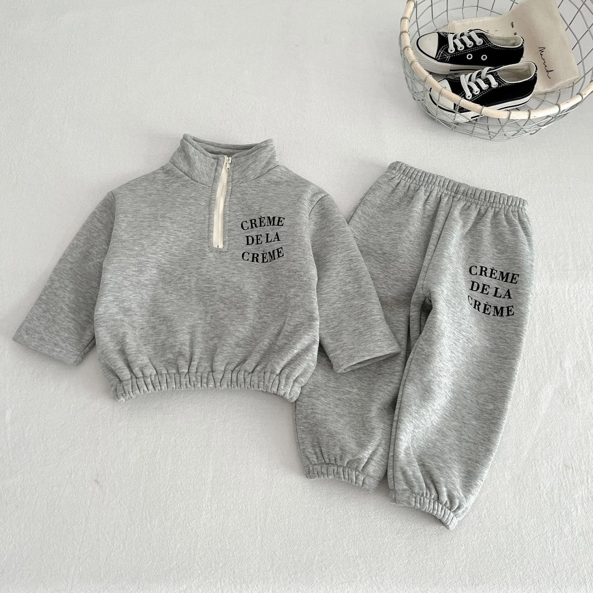 2 Pieces Set Baby Kid Boys Letters Tops And Pants Wholesale 231130246