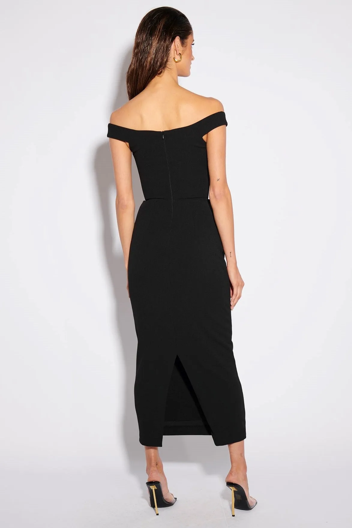 Aami Midi Dress - Black