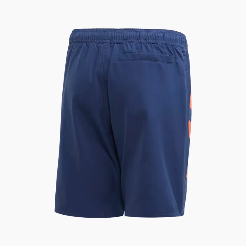 Adidas 3 Stripes Bold Kids Swimming Shorts -Tech Indigo