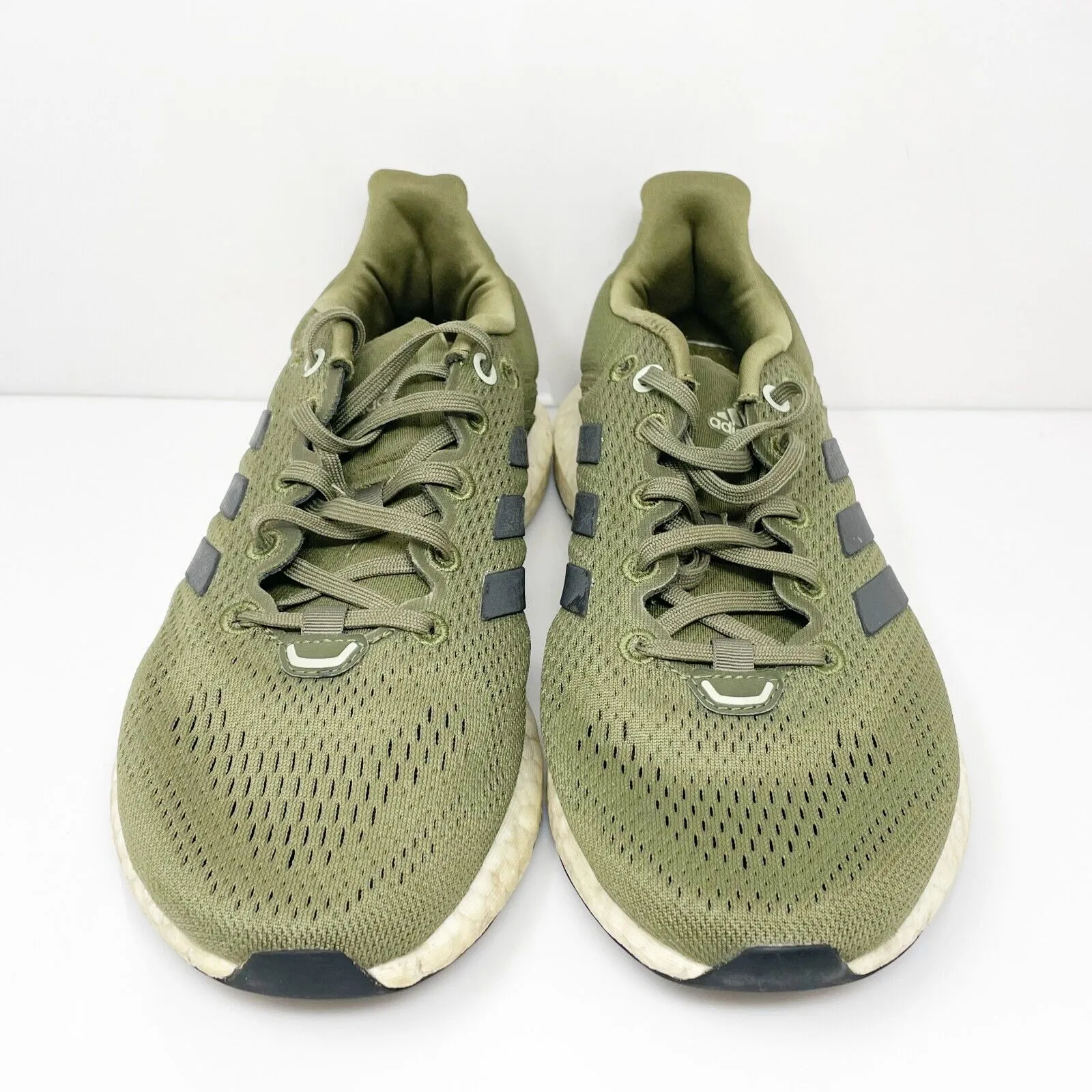 Adidas Mens Pureboost 21 GY5101 Green Running Shoes Sneakers Size 7