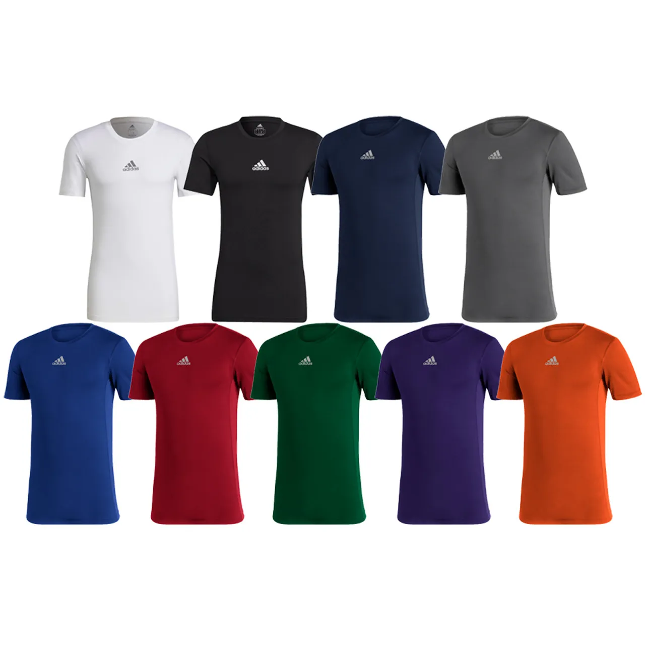 Adidas Techfit Short Sleeve Baseball Compression Shirt