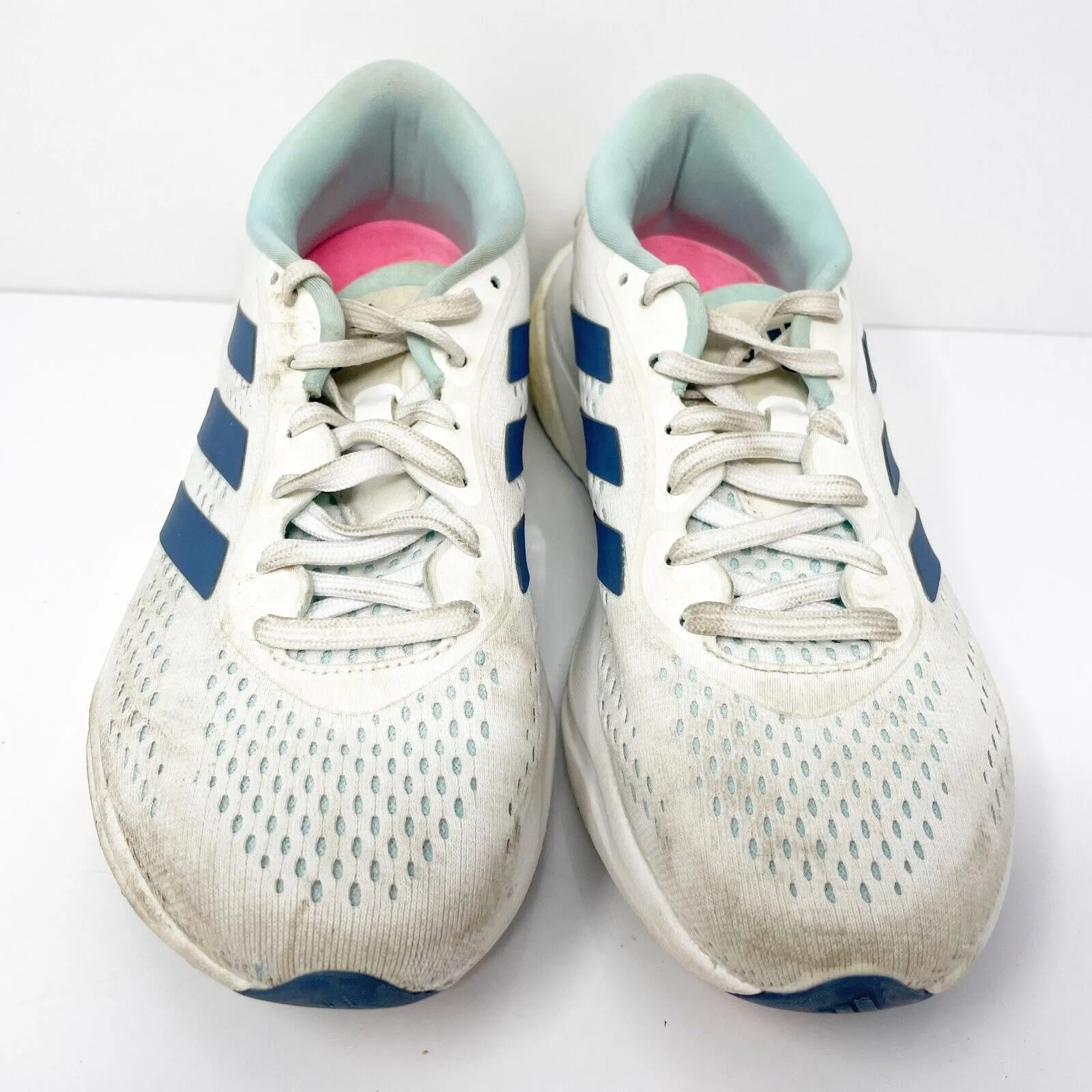 Adidas Womens Supernova 2 GW9100 White Running Shoes Sneakers Size 6.5