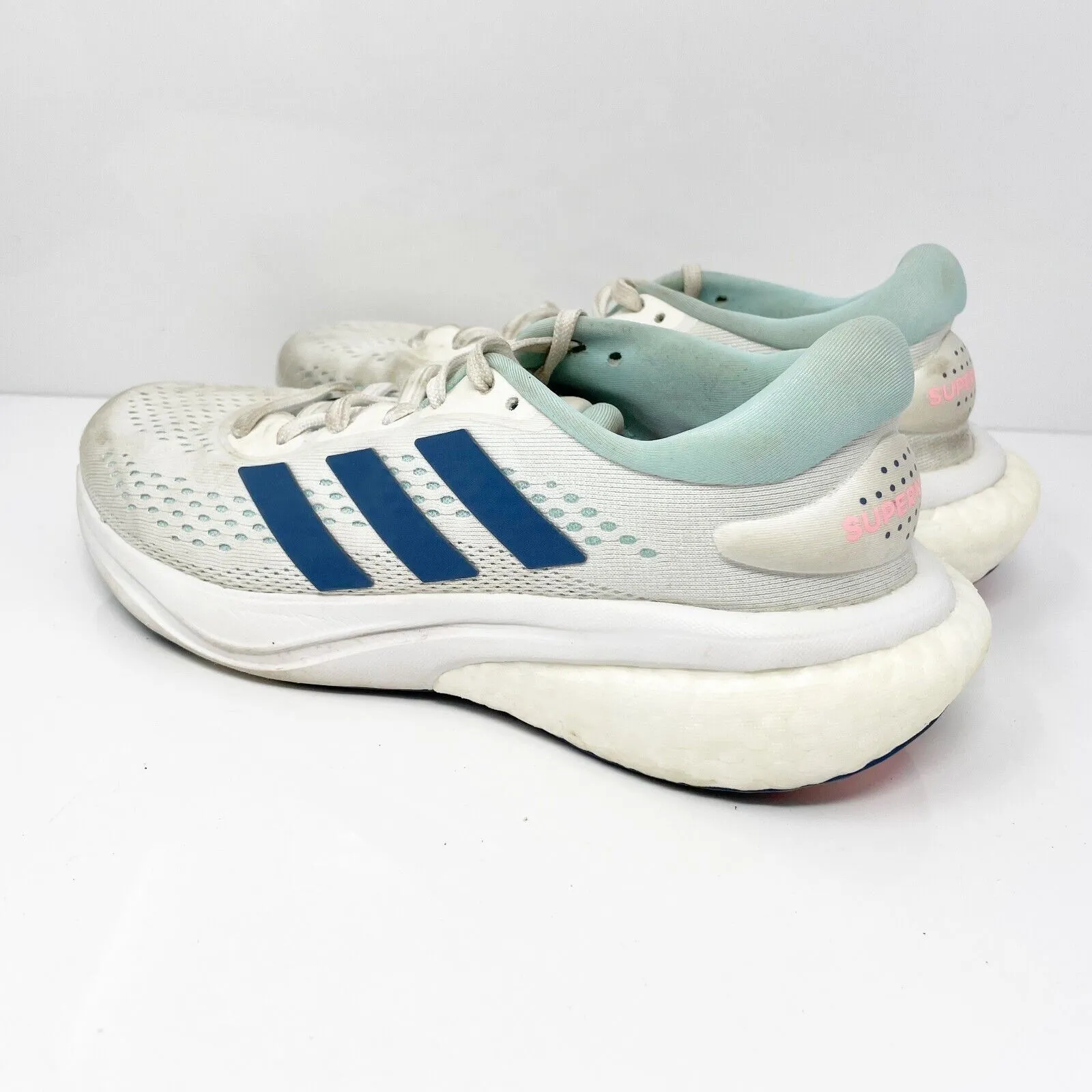 Adidas Womens Supernova 2 GW9100 White Running Shoes Sneakers Size 6.5