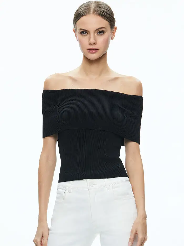 Alice + Olivia - Dolan Pullover - Black