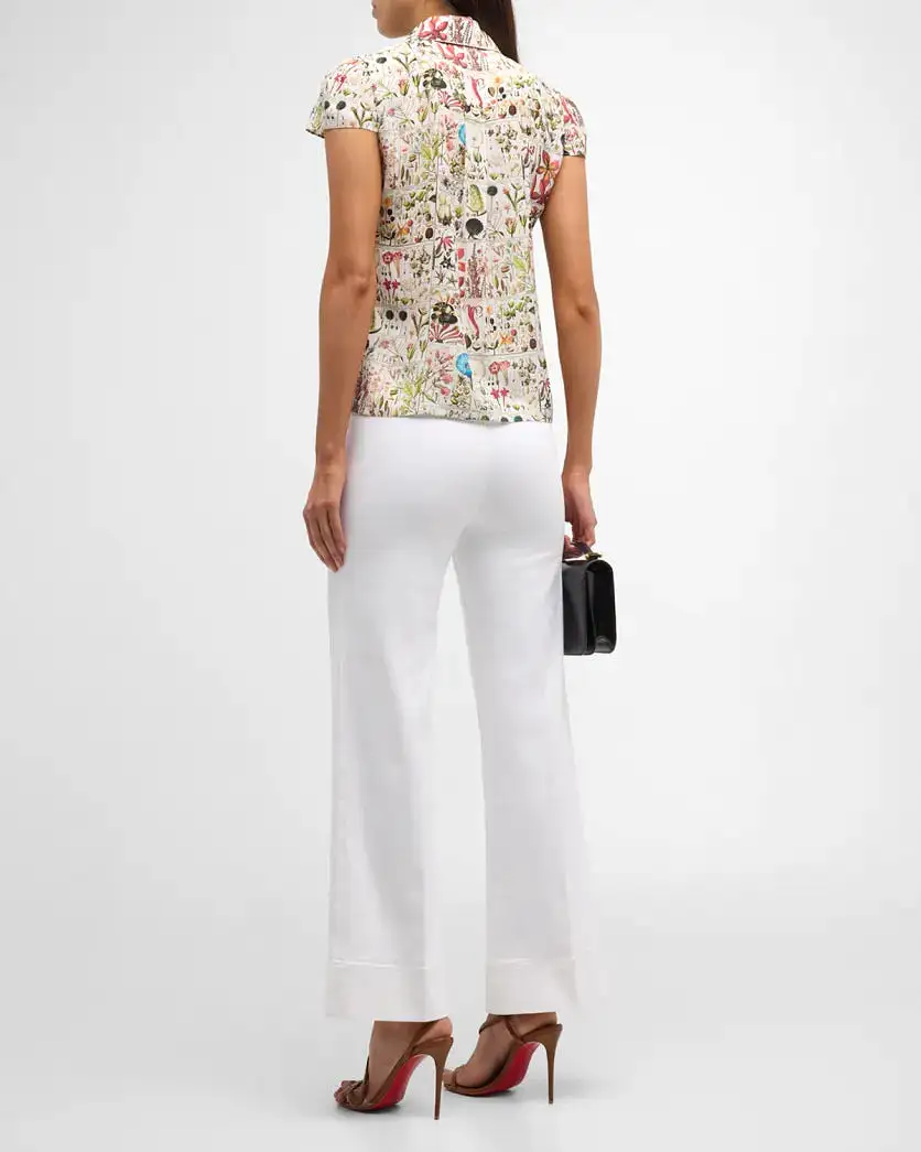 Alice + Olivia - Joy Blouse - Jardin Des Plantes