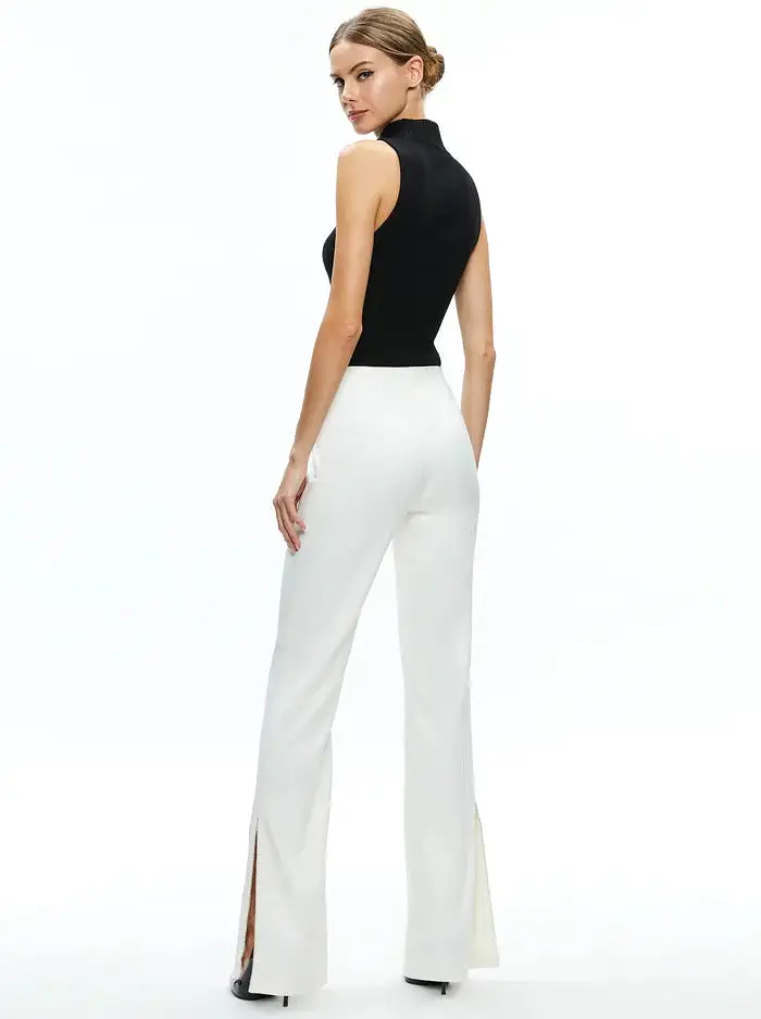 ALICE + OLIVIA Lara Slide Slit Pant