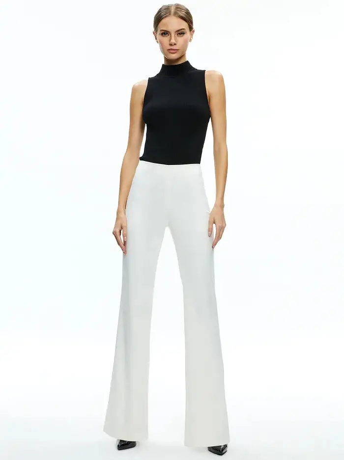 ALICE + OLIVIA Lara Slide Slit Pant