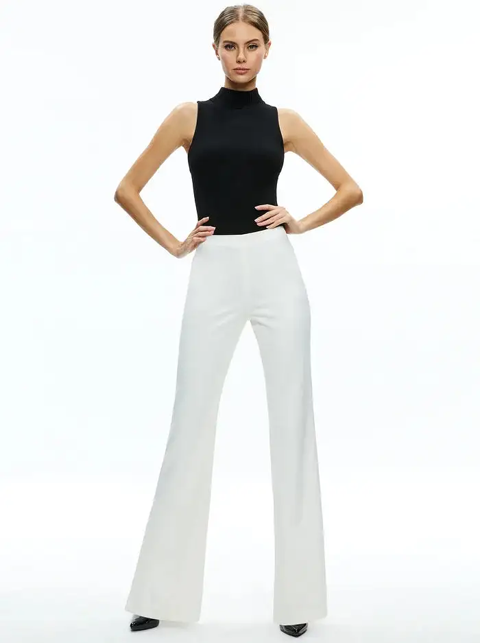 ALICE + OLIVIA Lara Slide Slit Pant