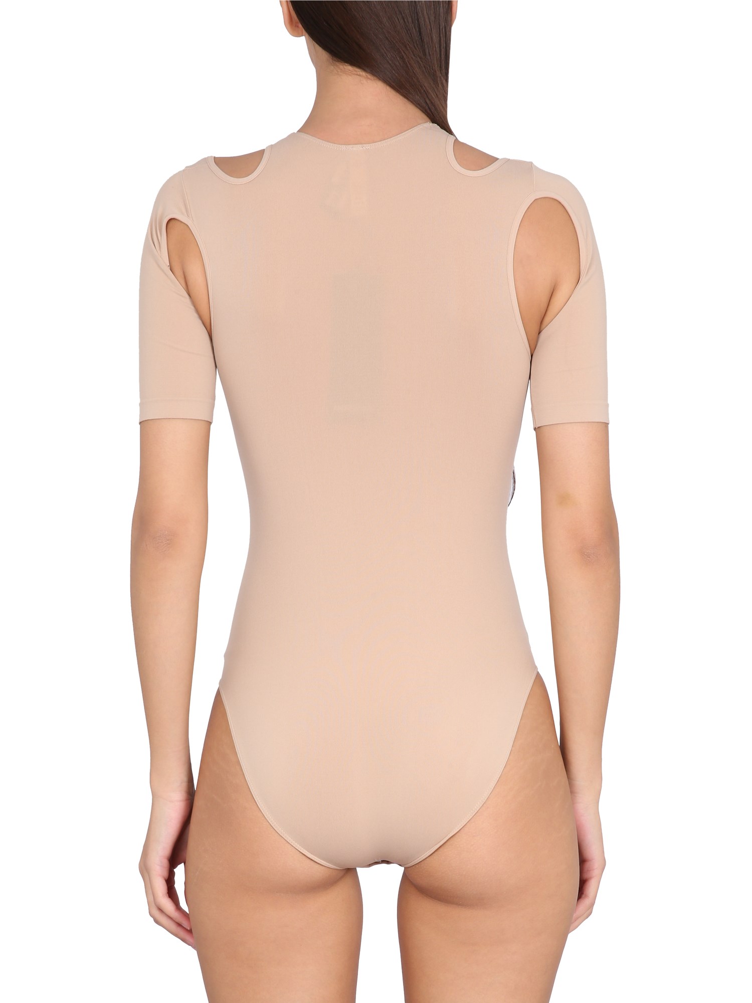 ANDREADAMO    JERSEY BODYSUIT WITH CUT-OUT DETAILS