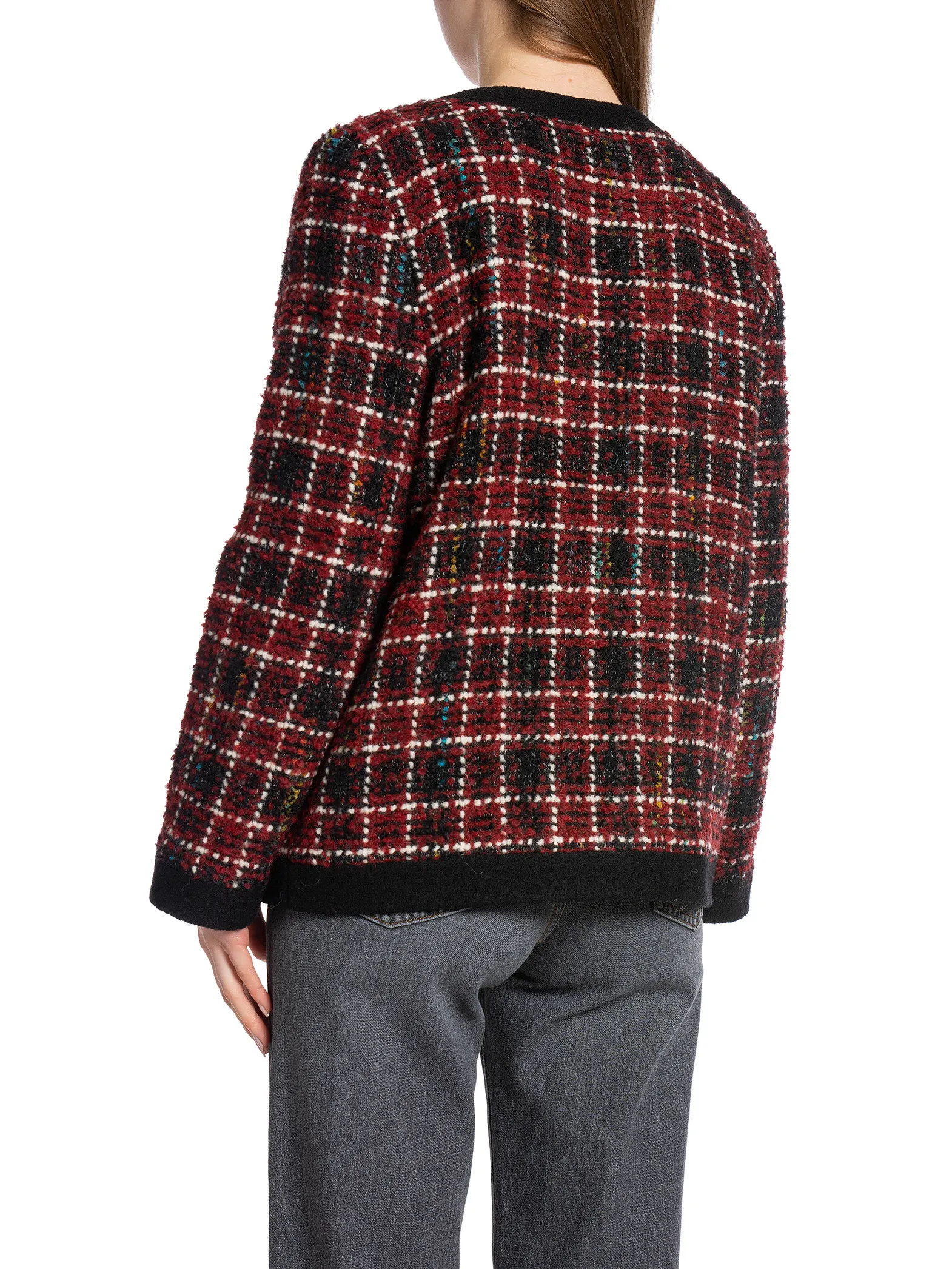 ANINE BING JACKET LYDIA CHERRY PLAID