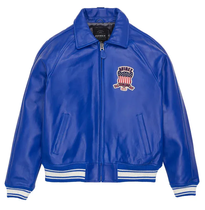 AVIREX ICON JACKET AVF23IO20-42 COBALT