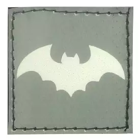 BAT 1 GITD PATCH - BLUE GLOW IN THE DARK