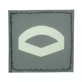 BLUE GLOW IN THE DARK RANK PATCH - LANCE CORPORAL