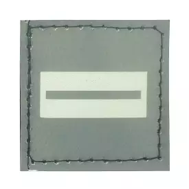 BLUE GLOW IN THE DARK RANK PATCH - LIEUTENANT