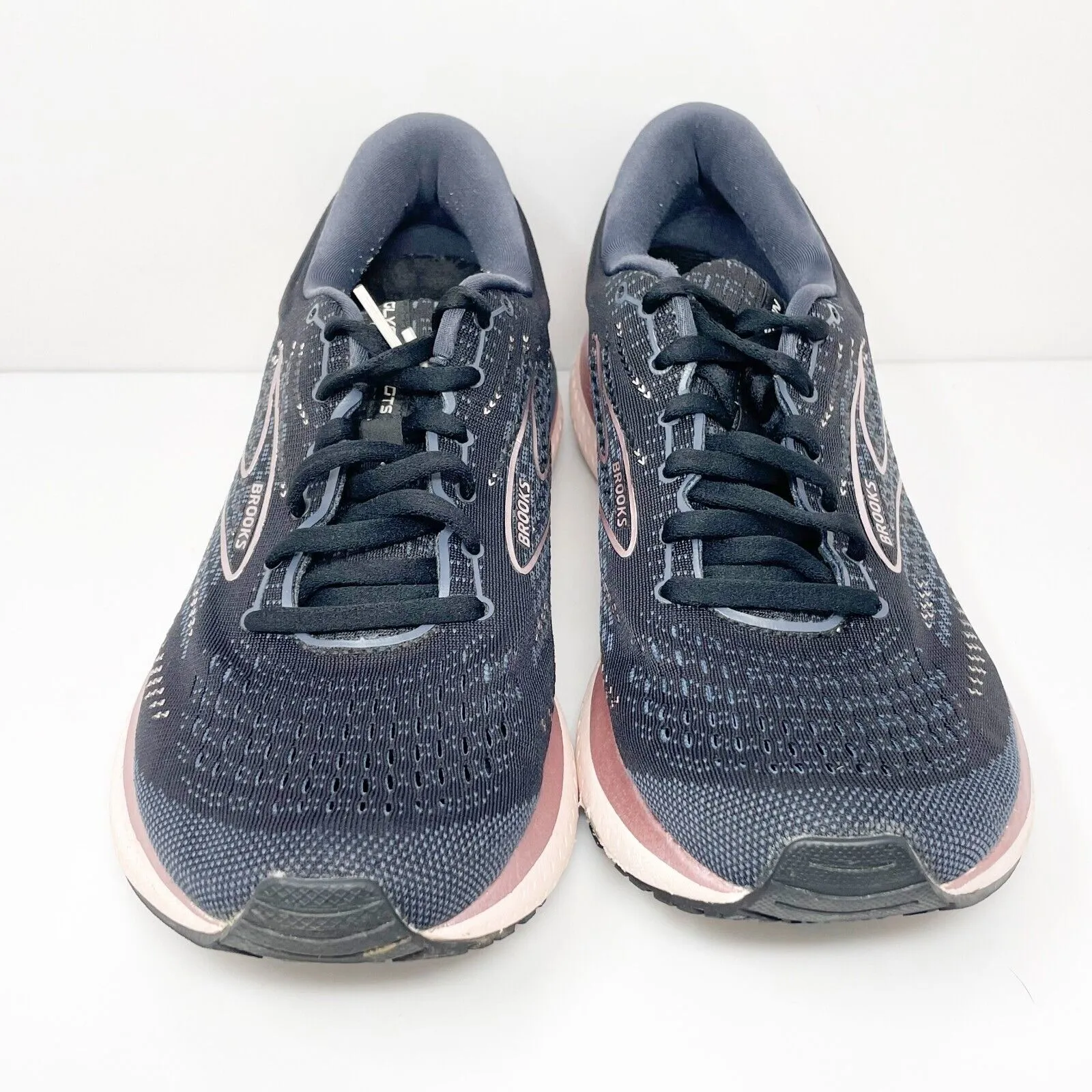 Brooks Womens Glycerin GTS 19 1203441B074 Black Running Shoes Sneakers Size 11 B