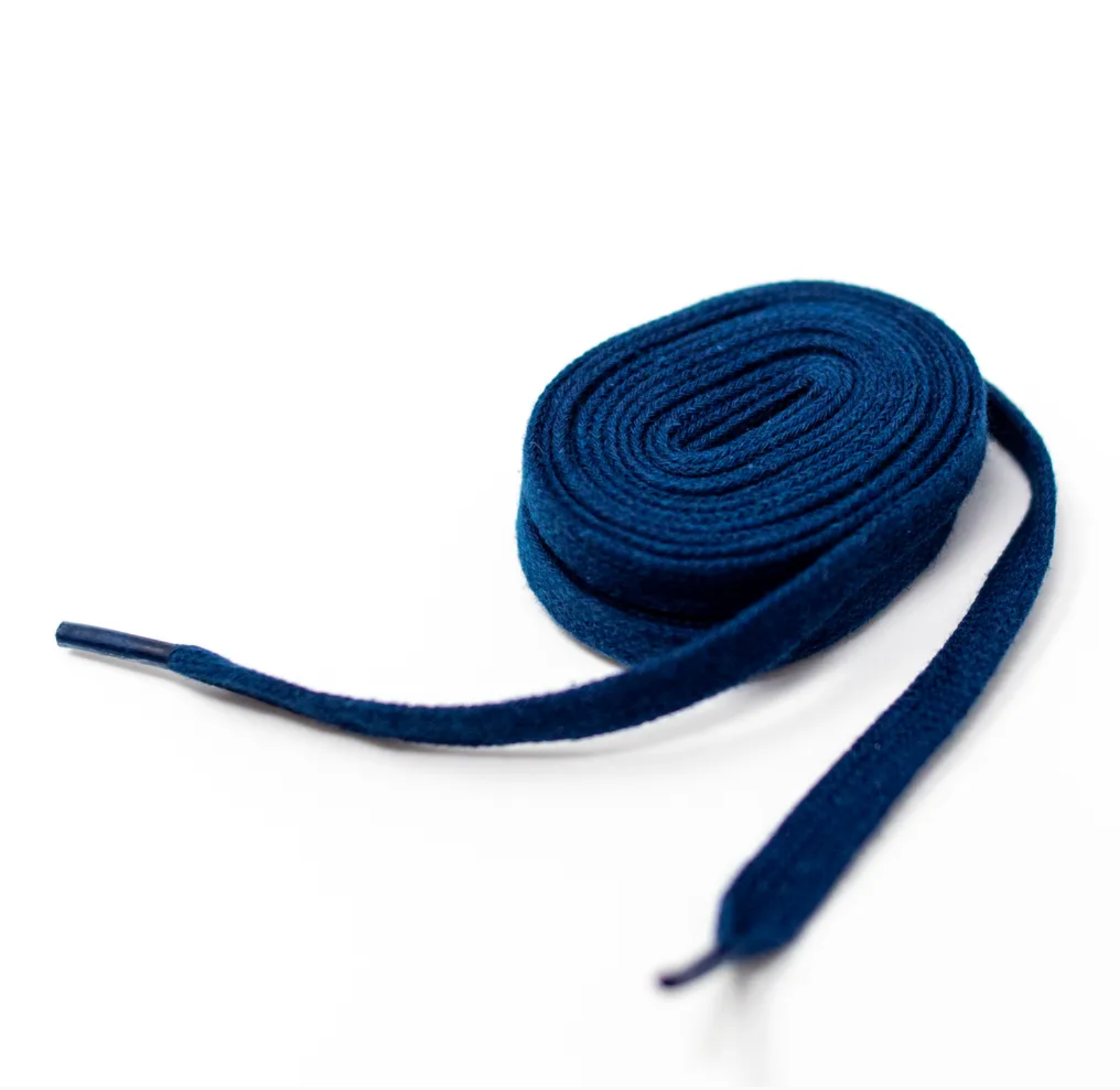 Buaisou Indigo Dyeing Shoe Laces 130cm - Indigo Blue Dark