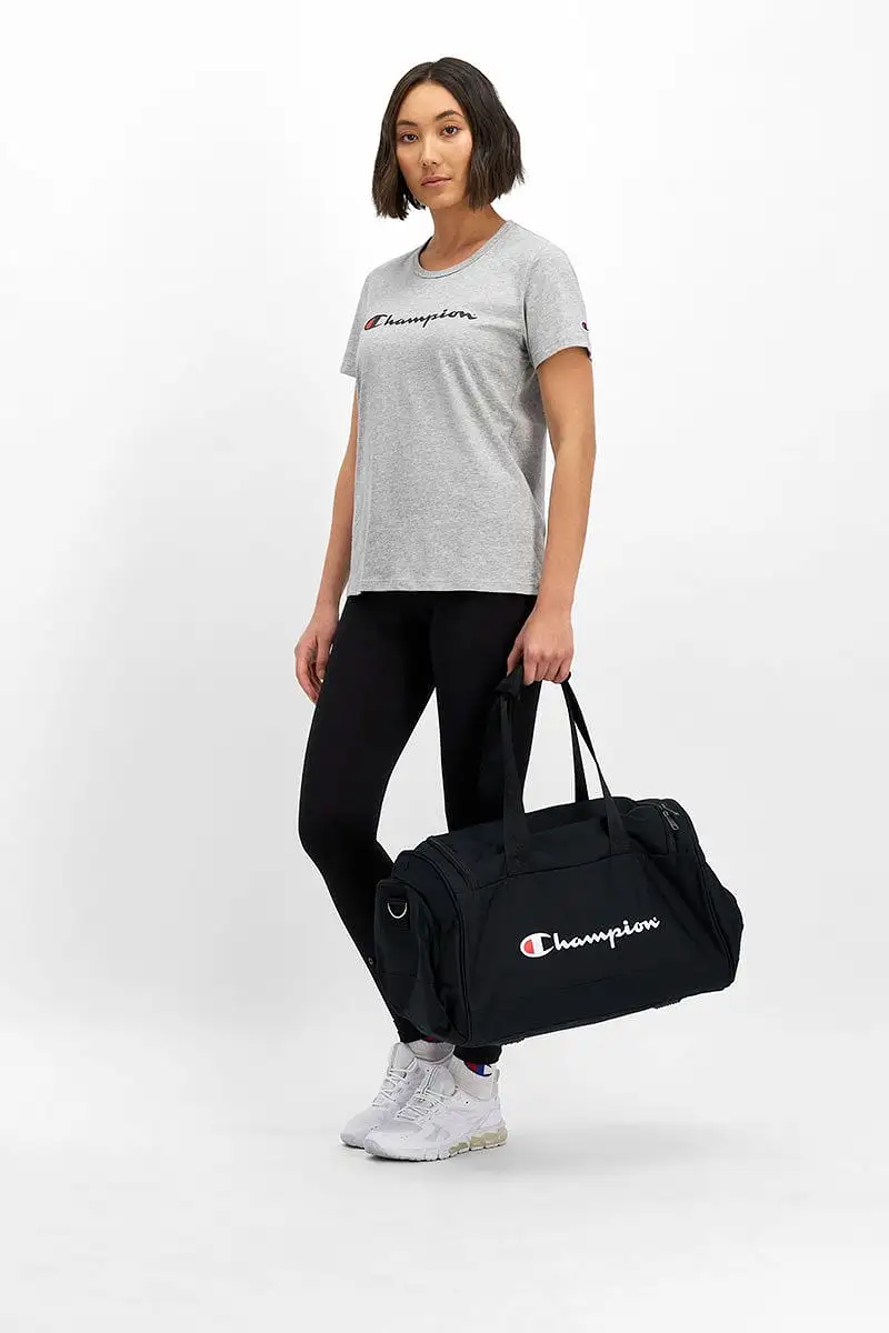 CHAMPION BLACK DUFFEL BAG