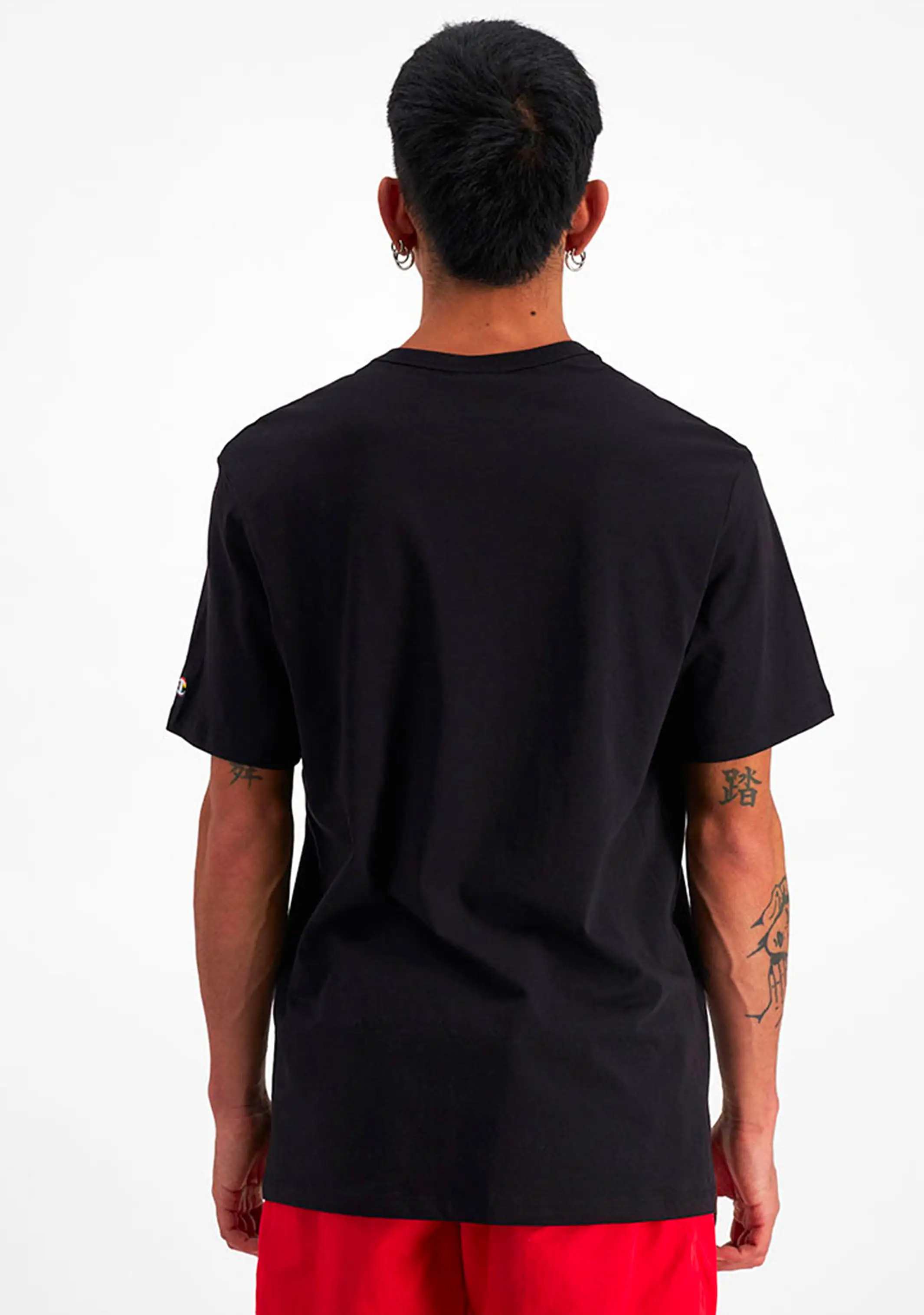 Champion Mens Athletic Pride Script Tee <BR> AUREN BLK