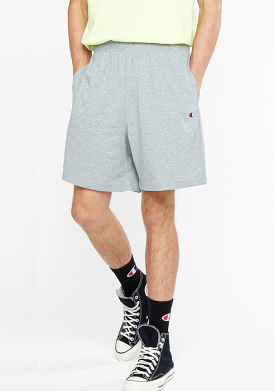 Champion Mens C Logo Jersey Short Grey <BR> A1374H A3R