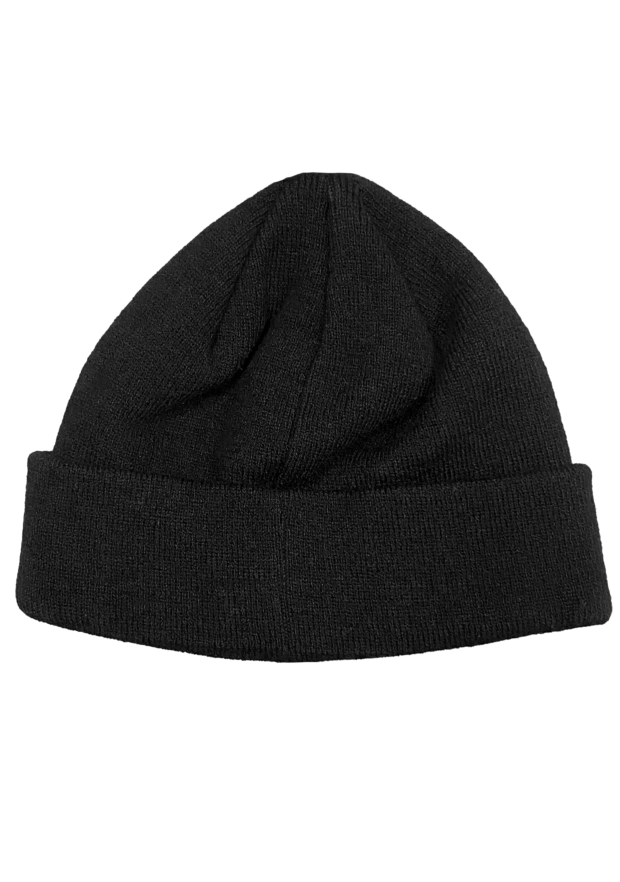 Champion Unisex Active Script Beanie <BR> ZYR8N BLACK