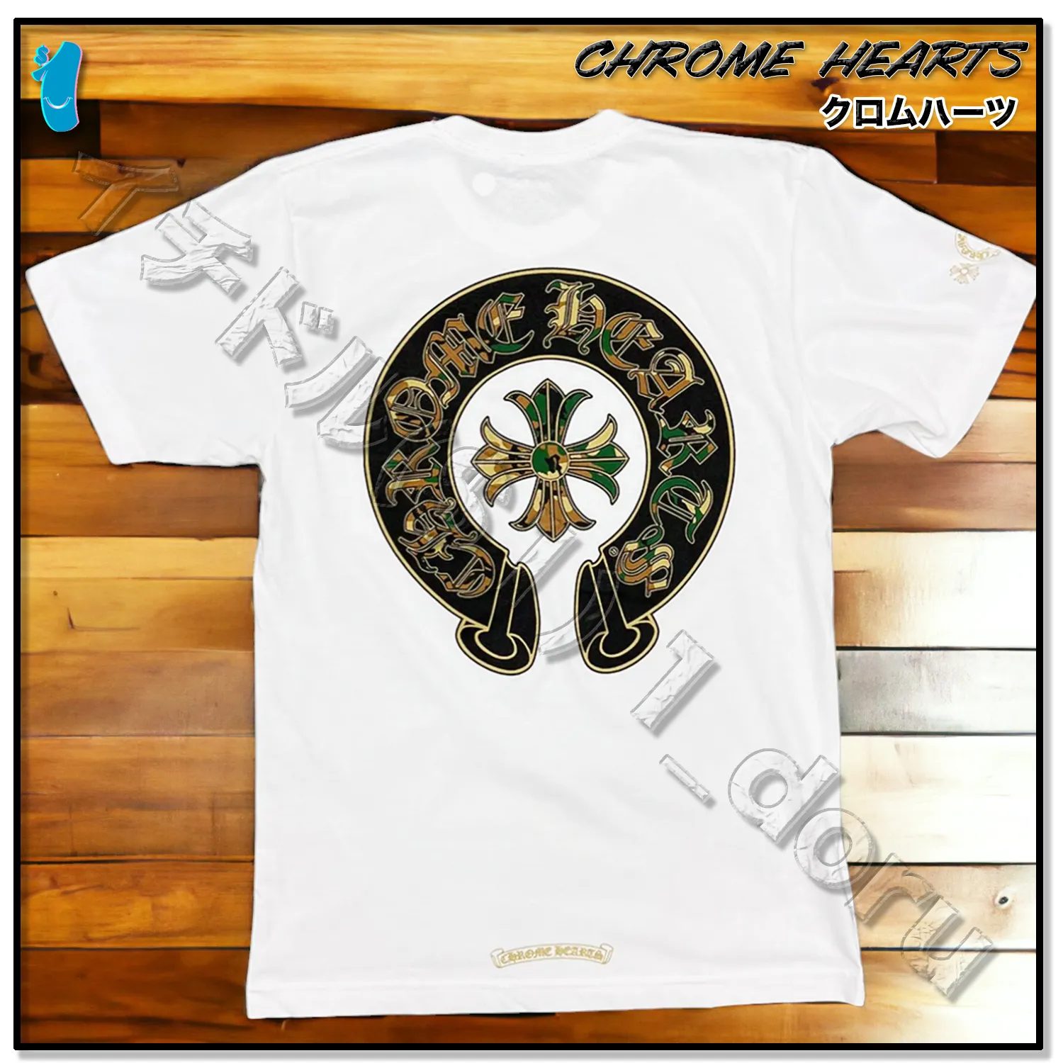 CHROME HEARTS  |Unisex Street Style Cotton Short Sleeves Logo T-Shirts