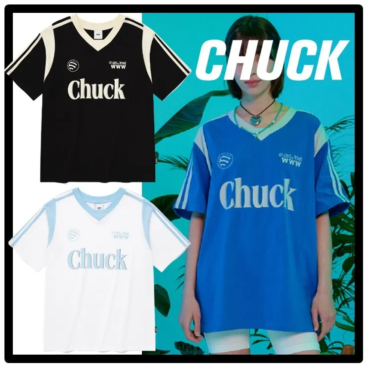 CHUCK  |Unisex Street Style Logo T-Shirts