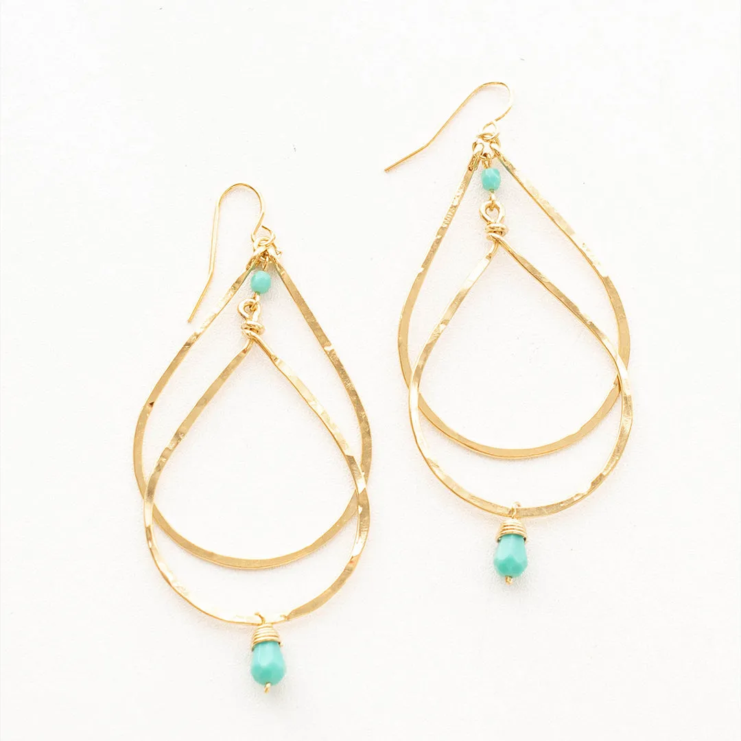 Easy To Miss You Earrings, Gold