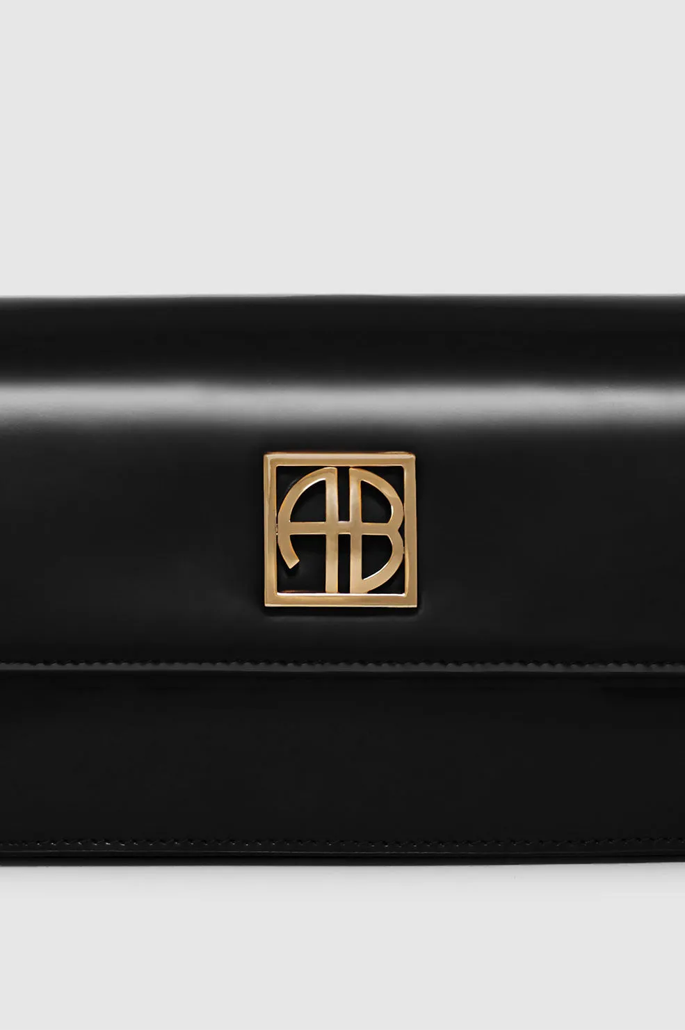 Elly Crossbody Bag - High-Shine Black