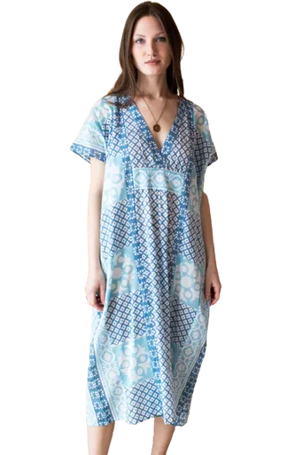 Emerson Fry Daughters Caftan, Dark Blue