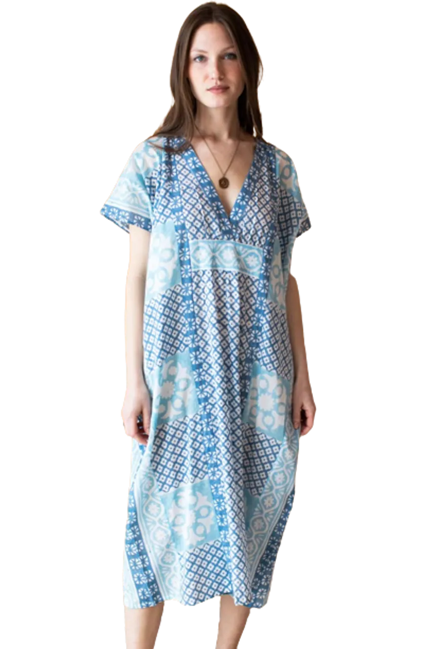 Emerson Fry Daughters Caftan, Dark Blue