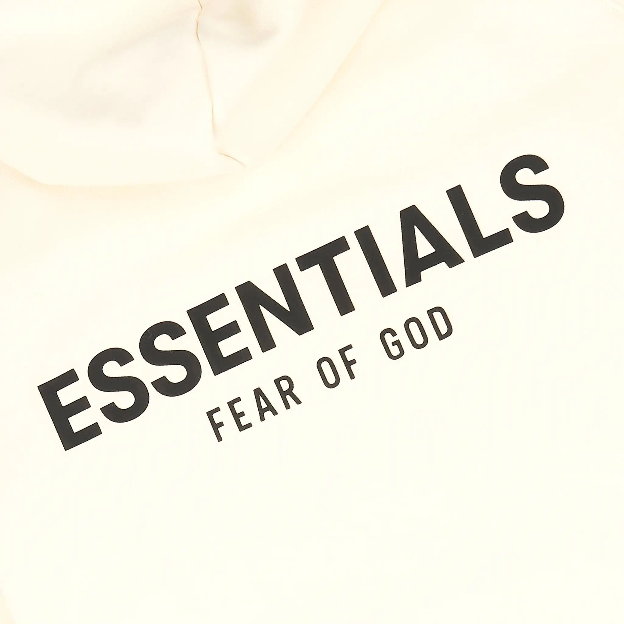 Fear Of God Essentials Reverse Logo Buttercream Hoodie (SS21)