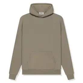 Fear Of God Essentials Reverse Logo Taupe Hoodie (SS21)