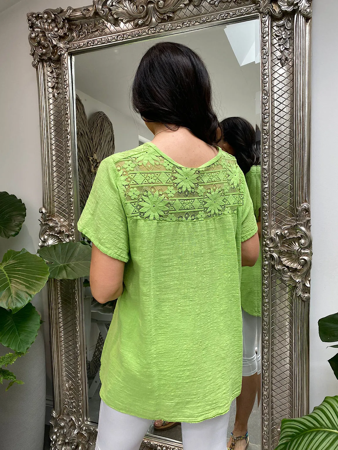 Flower Lace Top Ivy