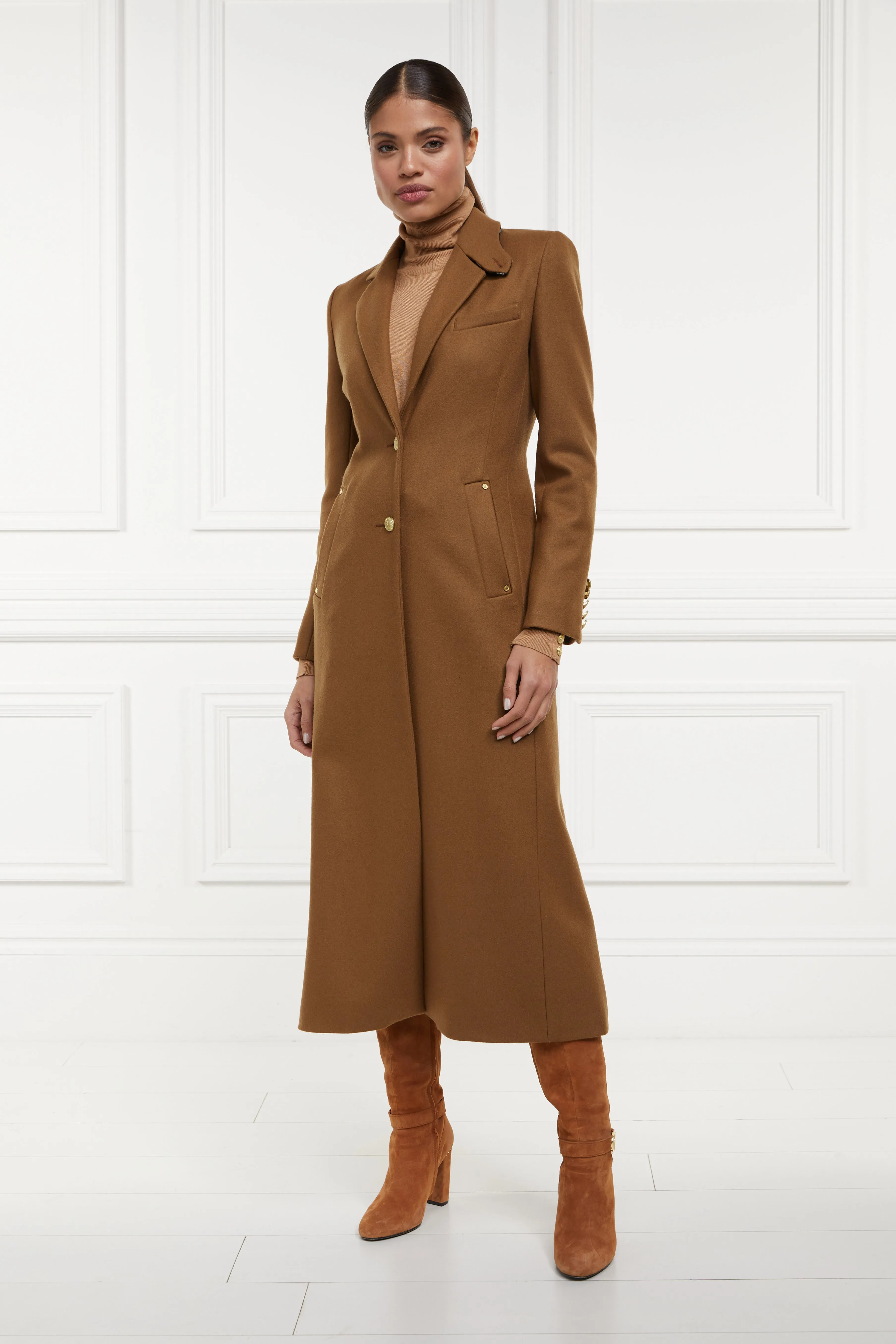 Full Length Regency Coat (Dark Camel)