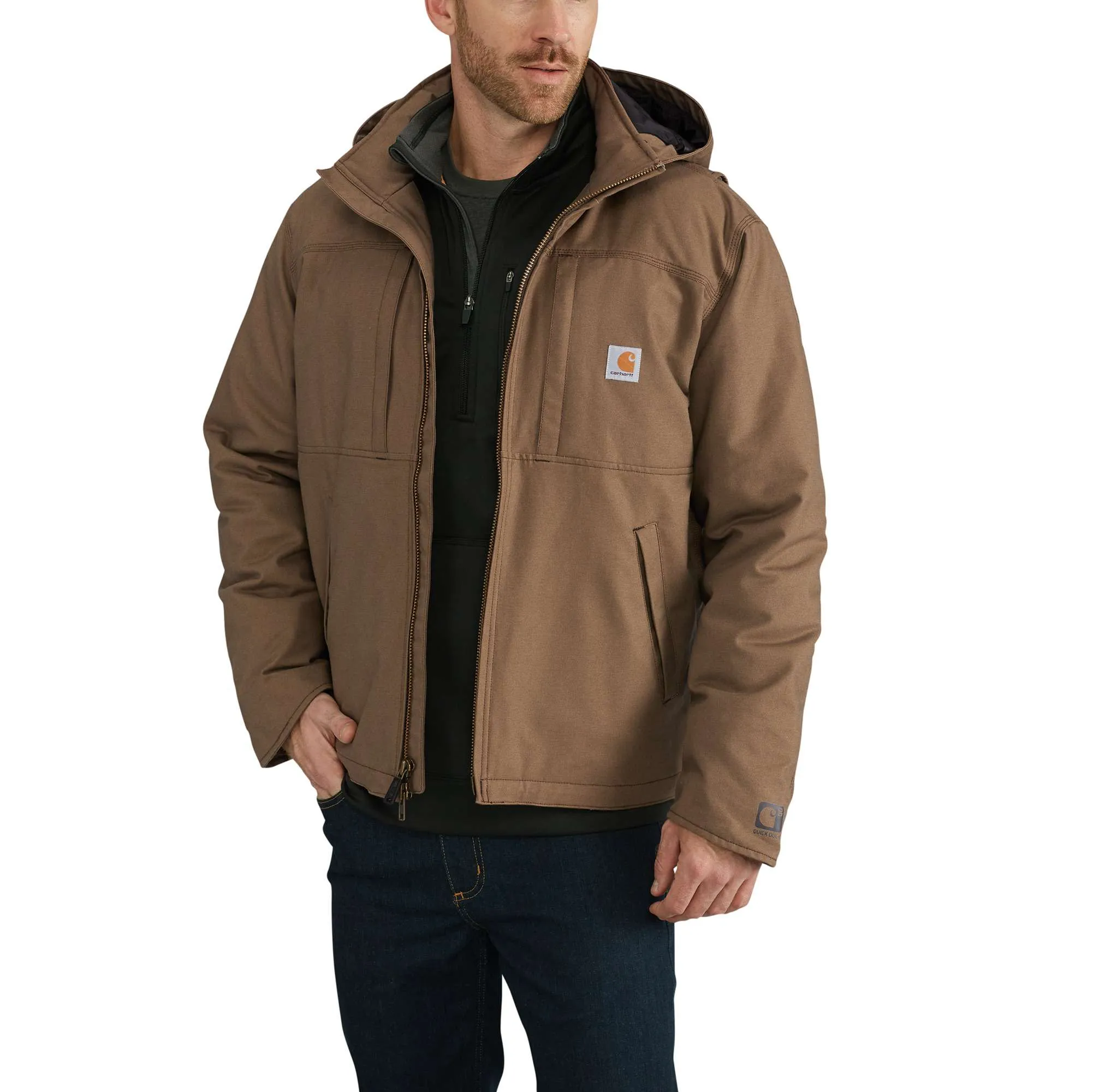 Full Swing Loose Fit Quick Duck Insulated Jacket - 3 Warmest Rating