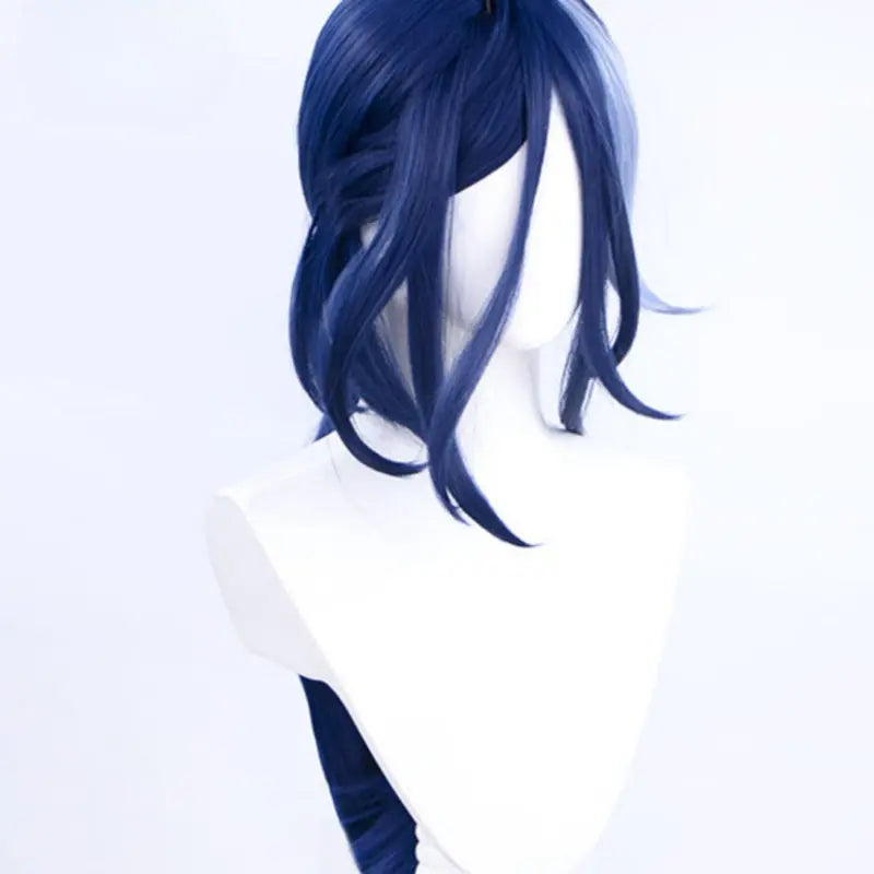 Genshin Impact Fontaine Clorinde Wig Long Dark Blue Hair Cosplay ON1475