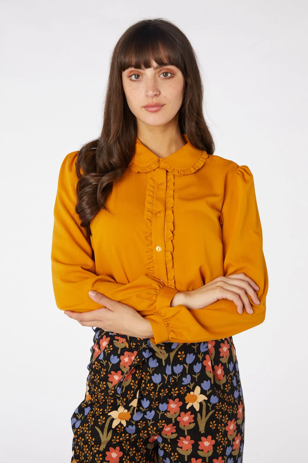 Ginger Ruffle Blouse