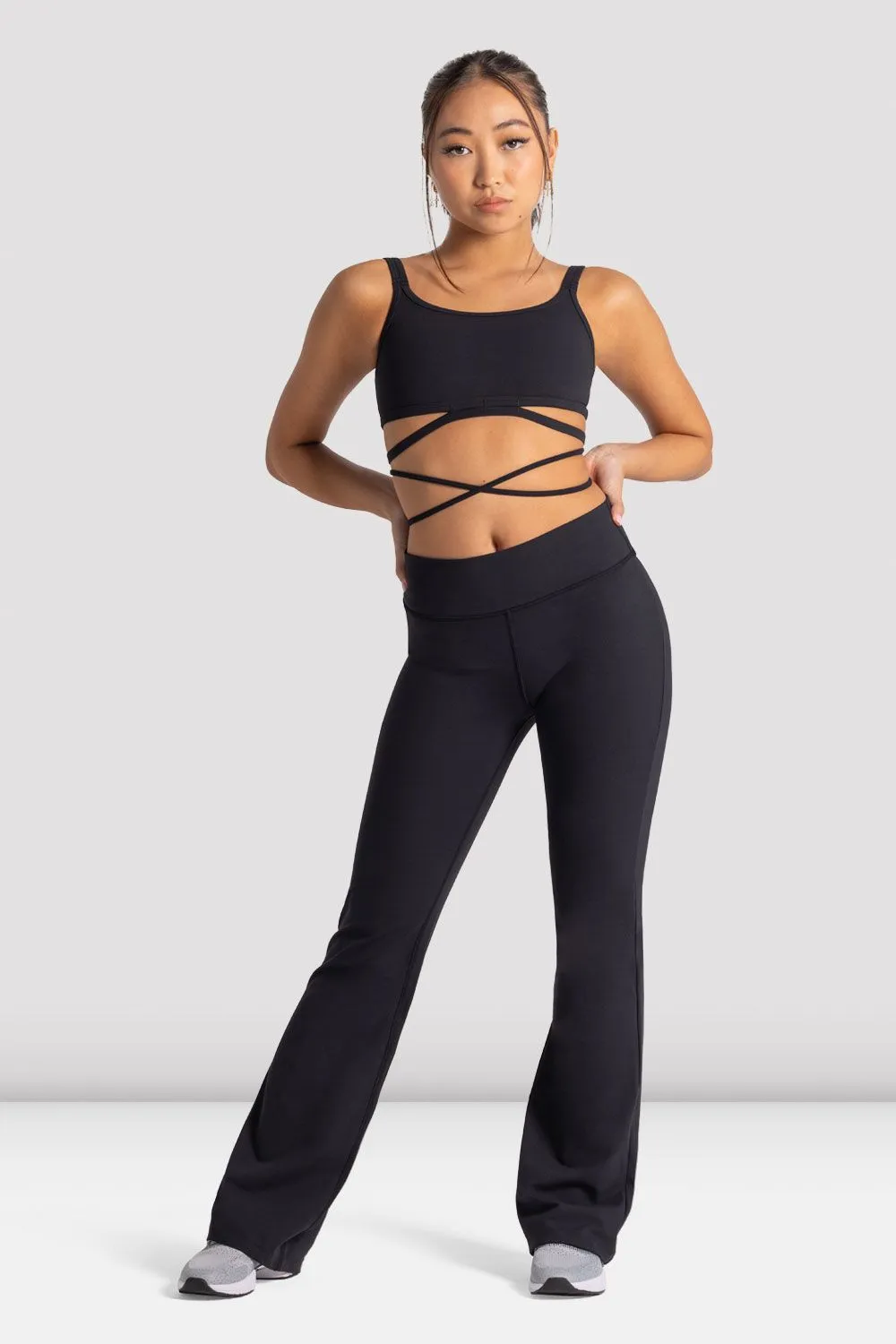 Girls Signature Tie Waist Crop Top