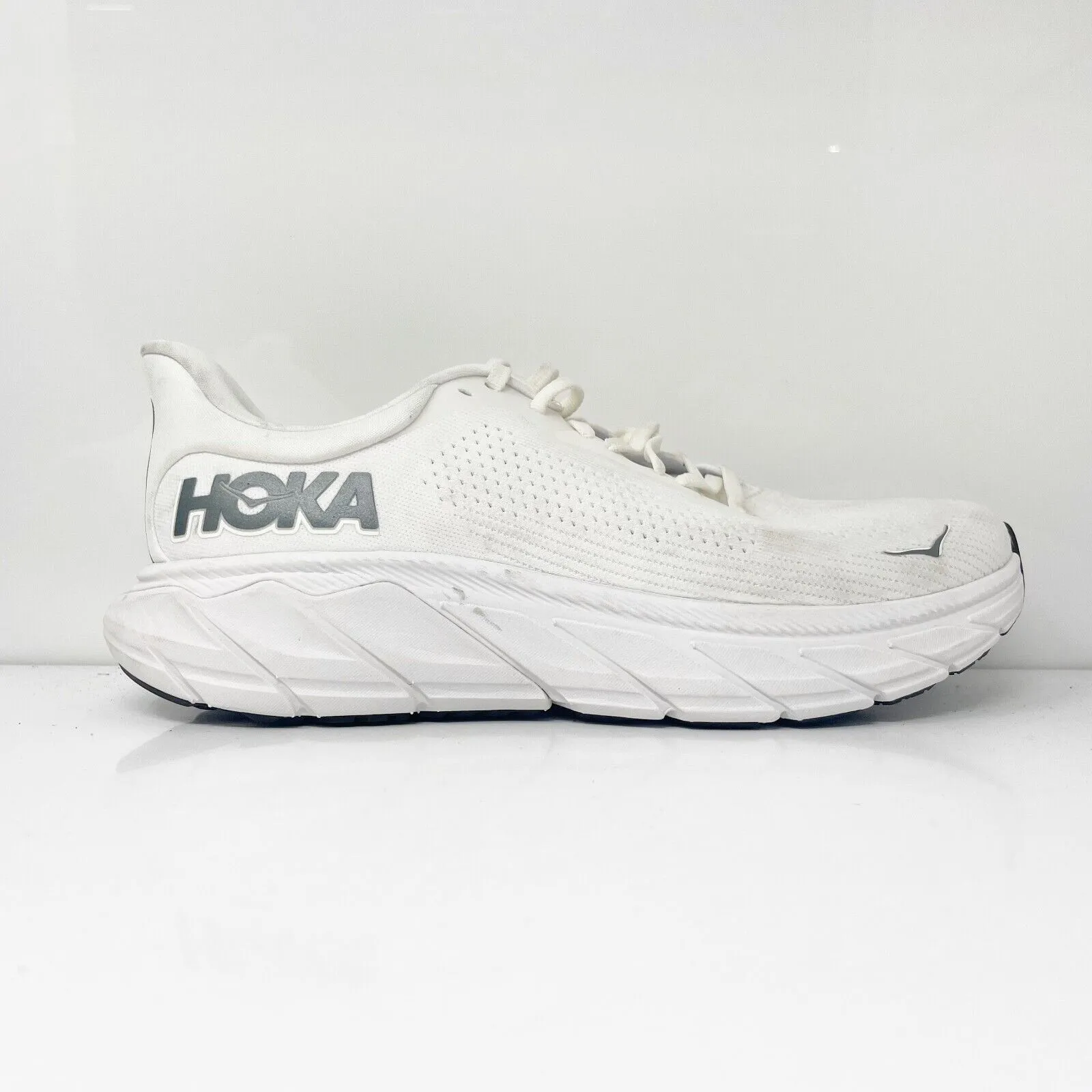 Hoka One One Mens Arahi 7 1147850 BDBSW White Running Shoes Sneakers Size 9 D