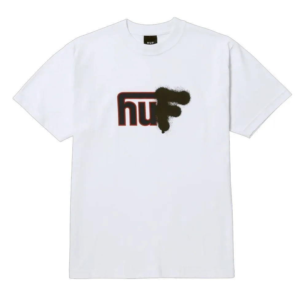 HUF  |Unisex Street Style Plain Short Sleeves Logo Skater Style