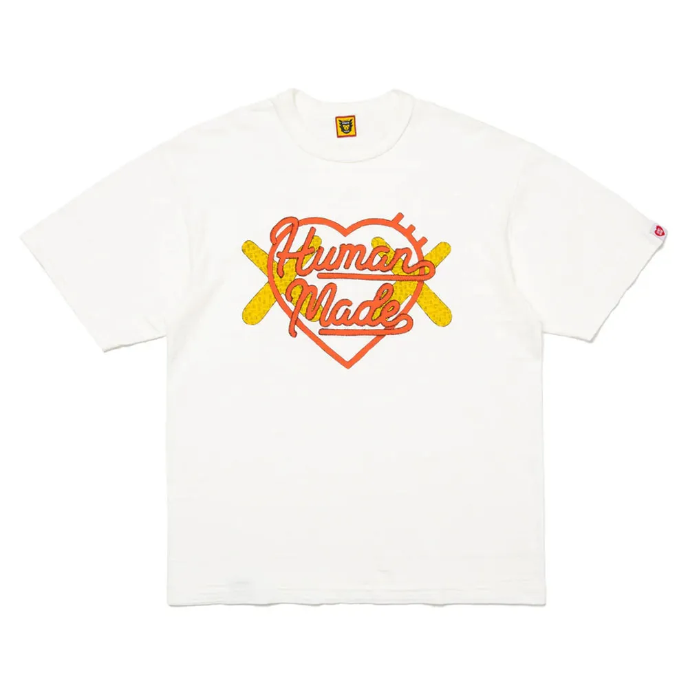 HUMAN MADE  |Unisex Street Style Collaboration Logo T-Shirts