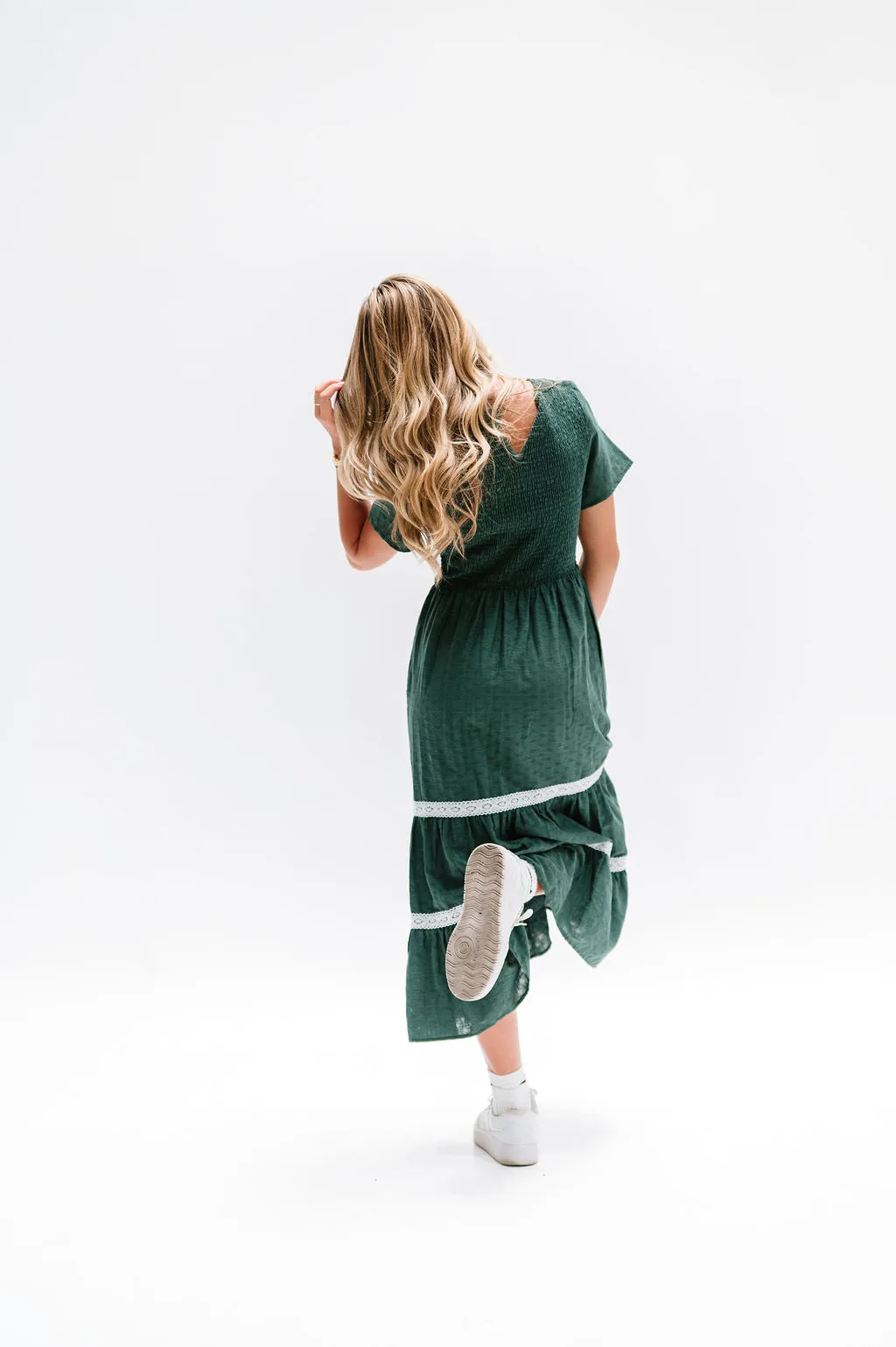 Isla Dress in Green