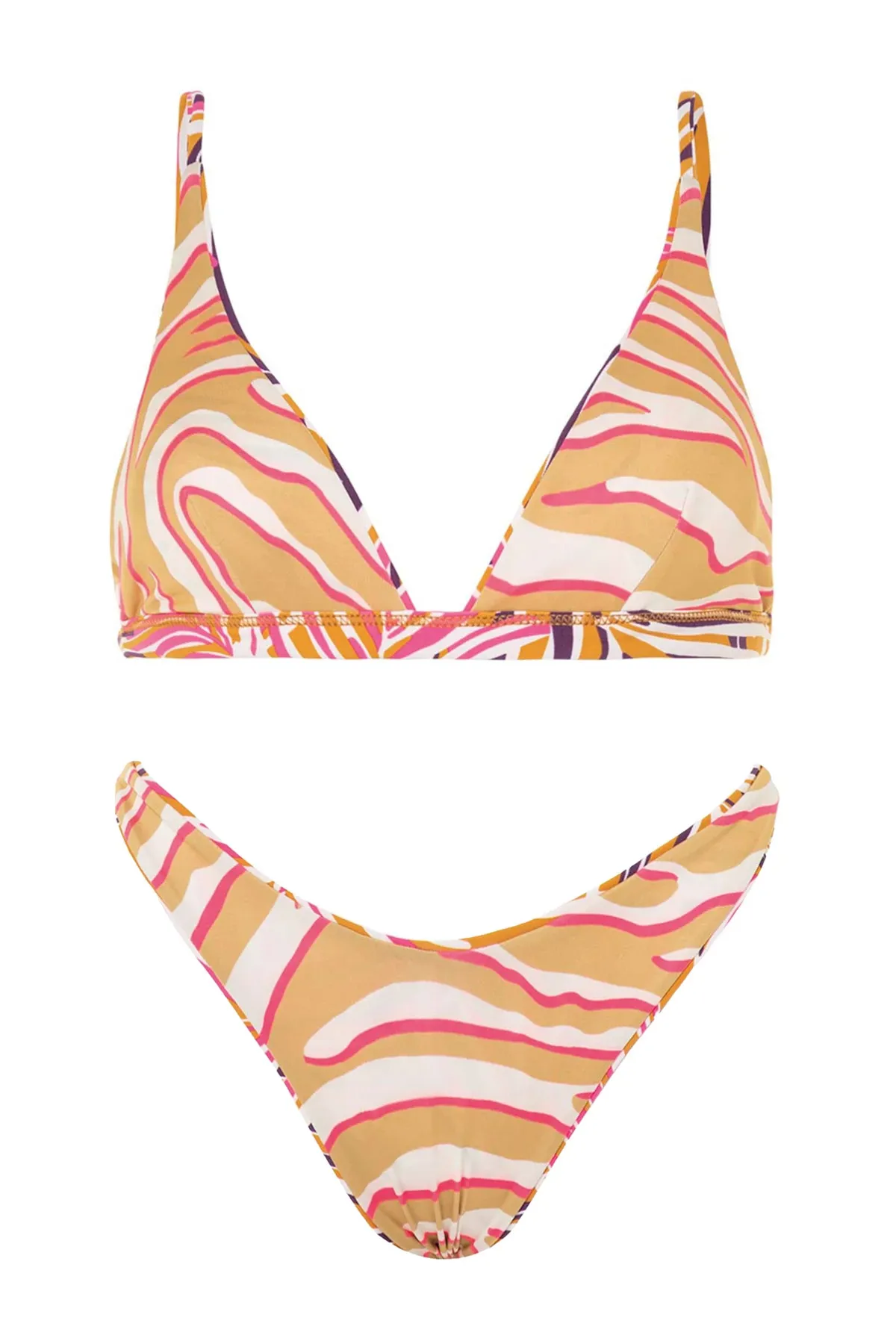 Ivy Longline Reversible Triangle Bikini Top