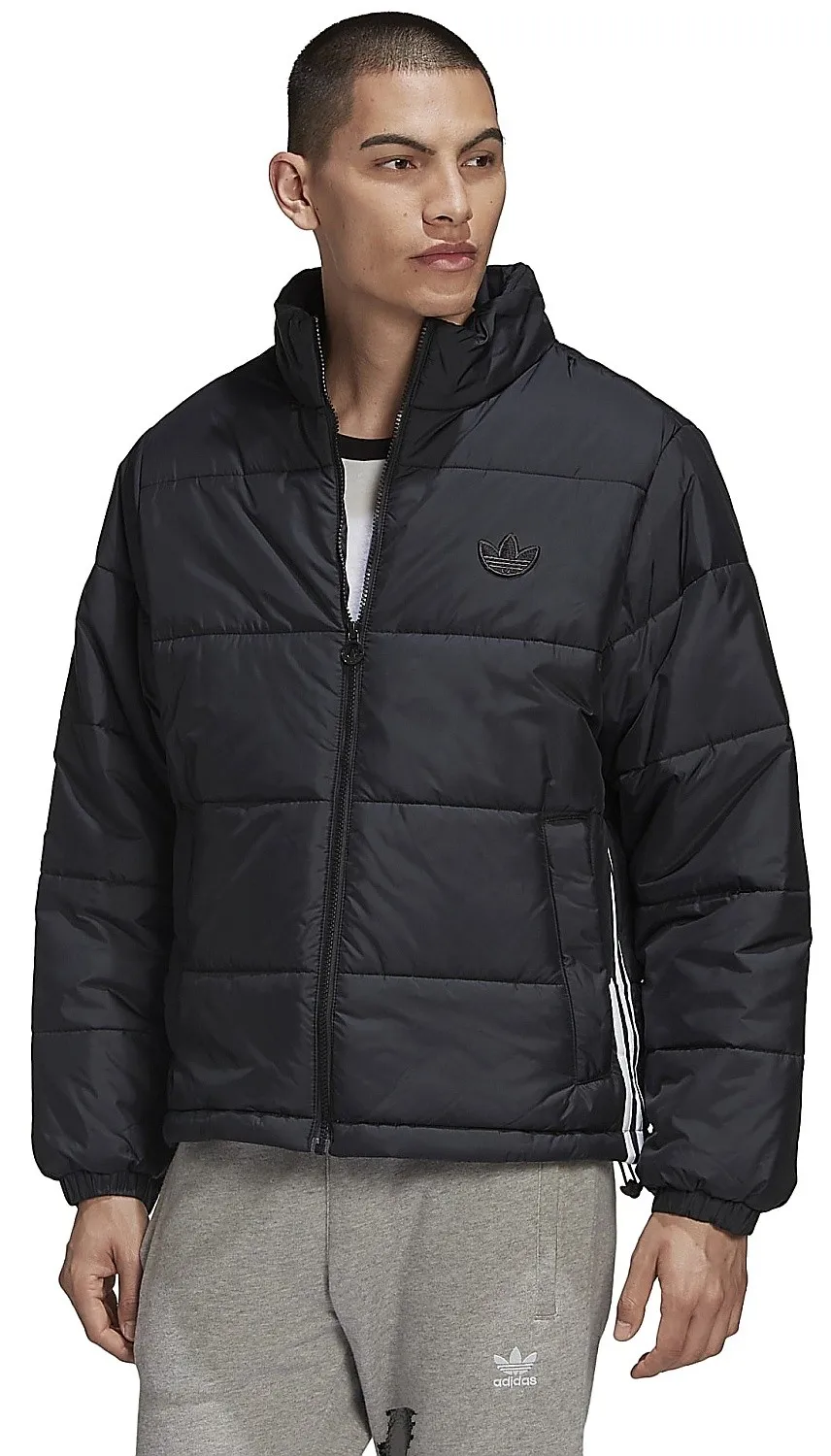 jacket adidas Originals Padded Stand Collar Puffer - Black - men´s