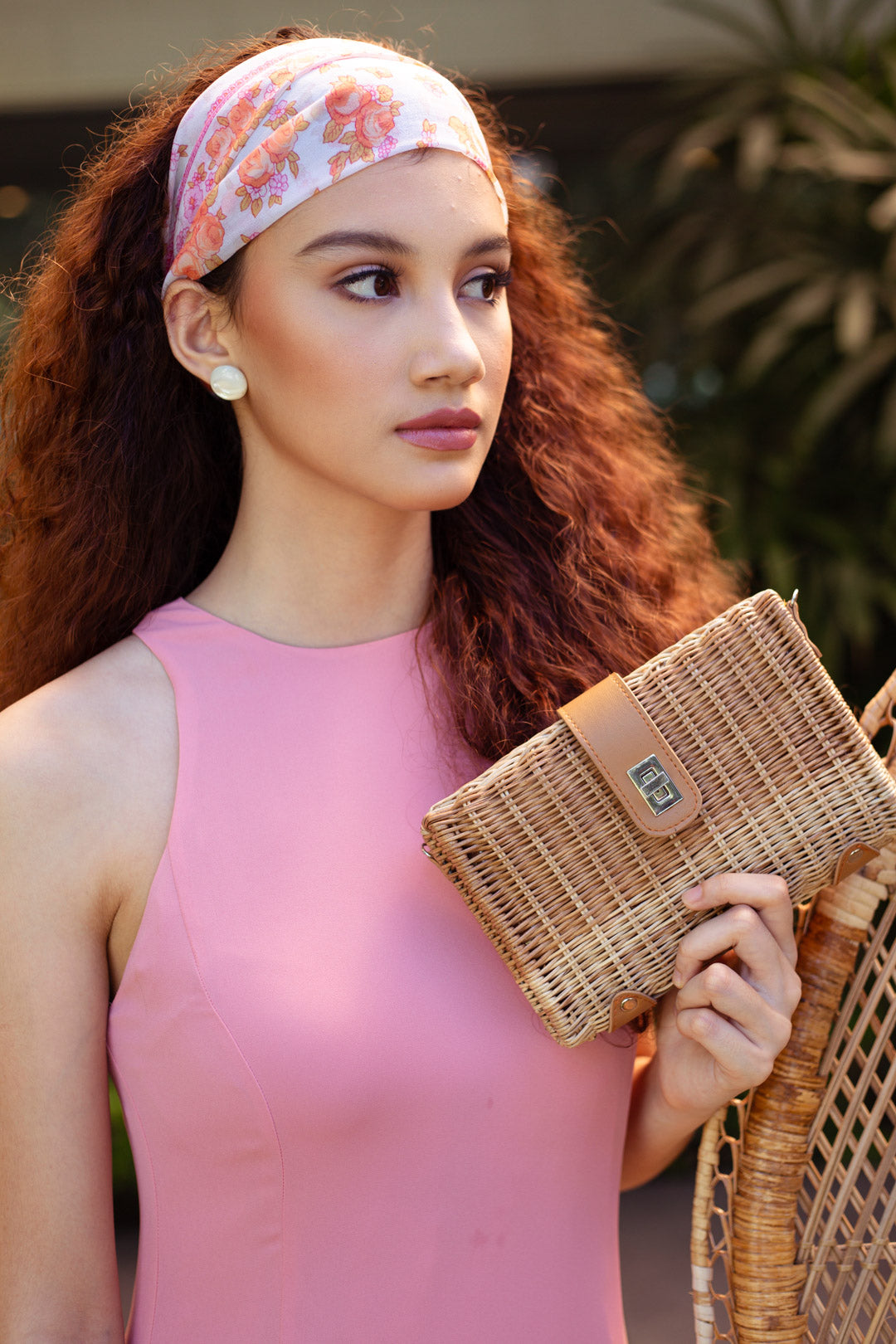 Jasper Wicker Clutch