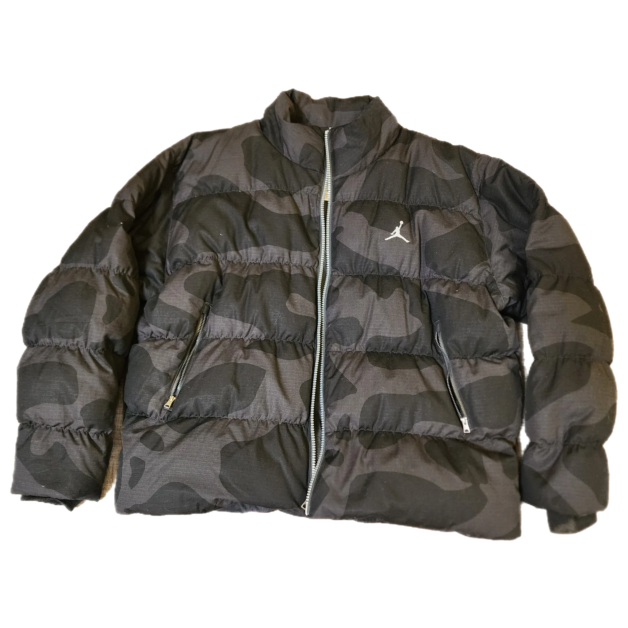 Jordan Camo Black Puffer Jacket - Size XX-Large