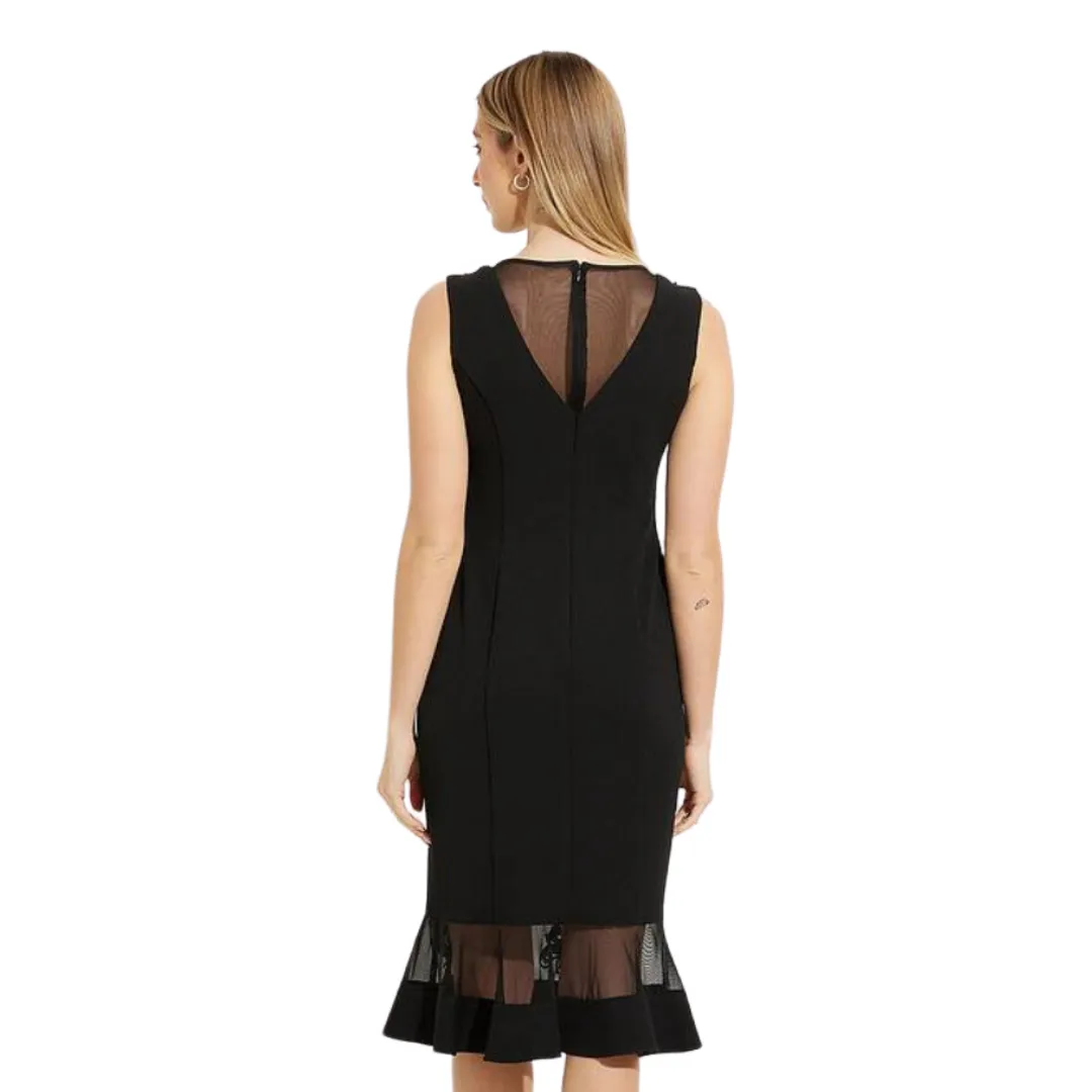 JOSEPH RIBKOFF MESH DETAIL DRESS