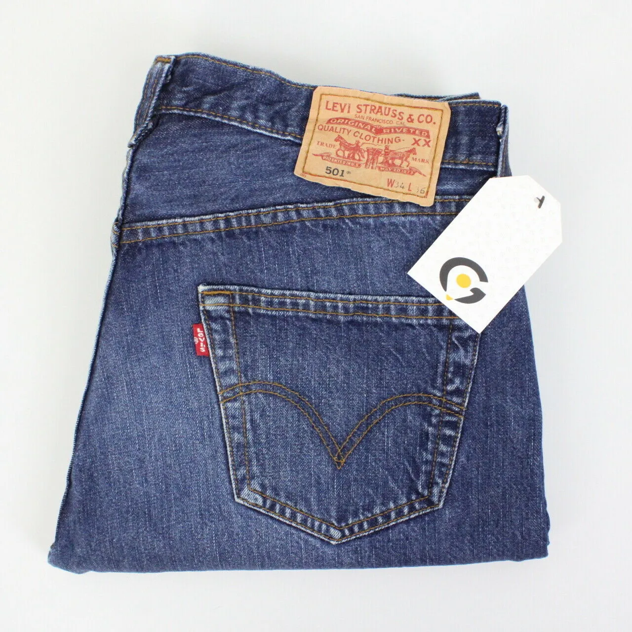 LEVIS 501 Jeans Dark Blue | W34 L30