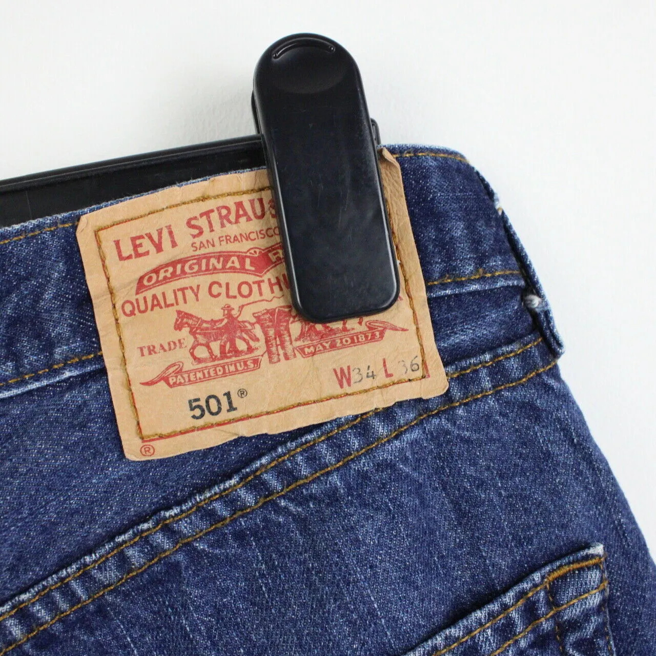 LEVIS 501 Jeans Dark Blue | W34 L30